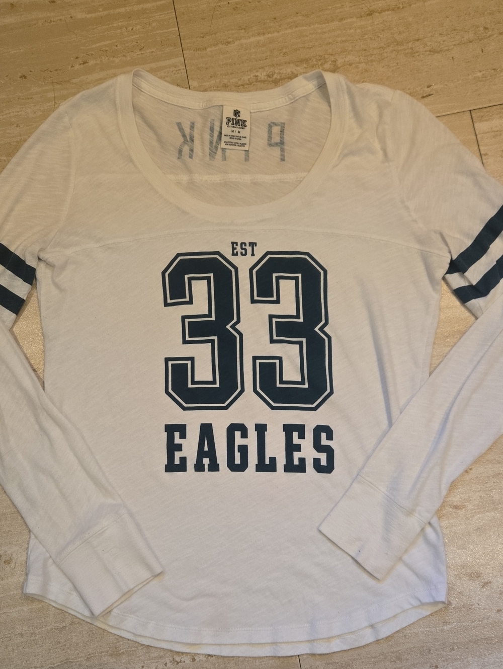 PINK Victoria's Secret EAGLES Long Sleeve Tee